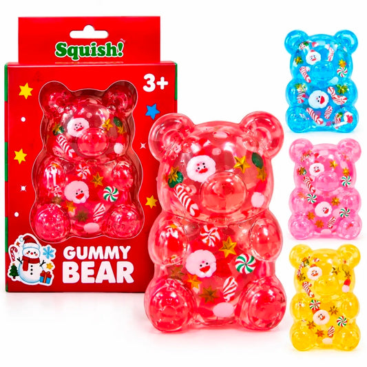 Learning Lane Christmas Themed Gummy Bear Squishies: Collect all Colors