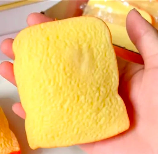 Learning Lane Slice of Bread Squishy with Creamy Filling