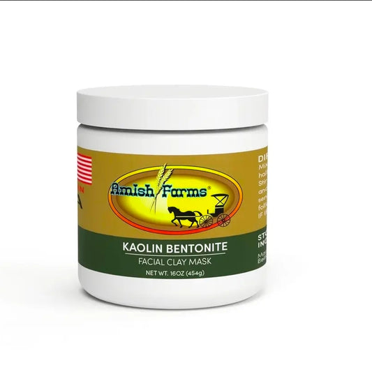 Amish Farms Kaolin + Bentonite Skin Nourishing Facial Clay Mask