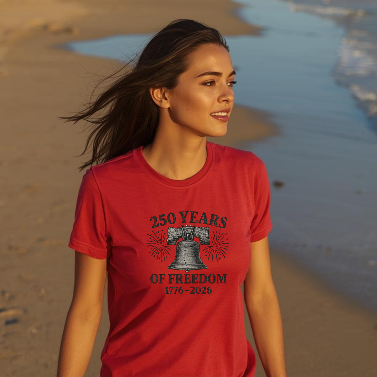 The GG Original Liberty Bell 250 Freedom Women's Cut Tee