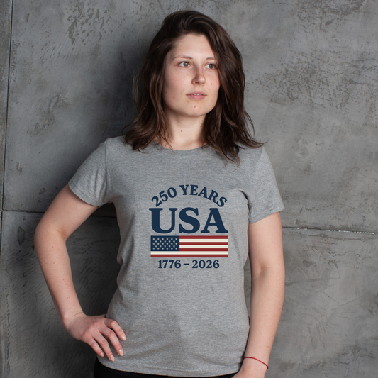 GG Original 250 Years USA Half-Flag Shirt Design 1776-2026