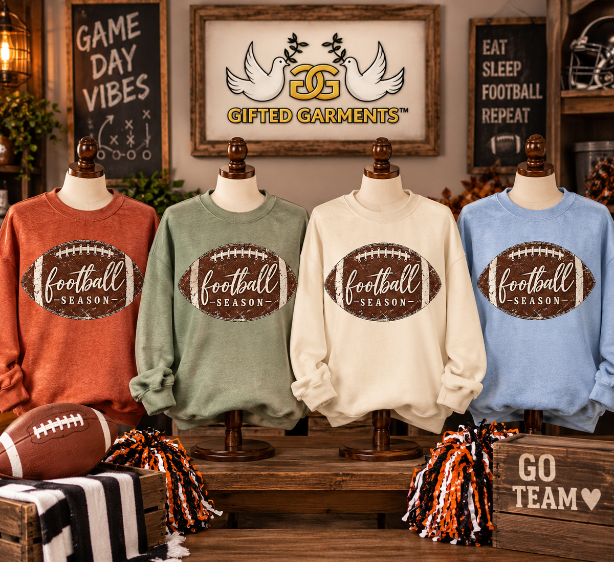 Football Design Sweatshirts