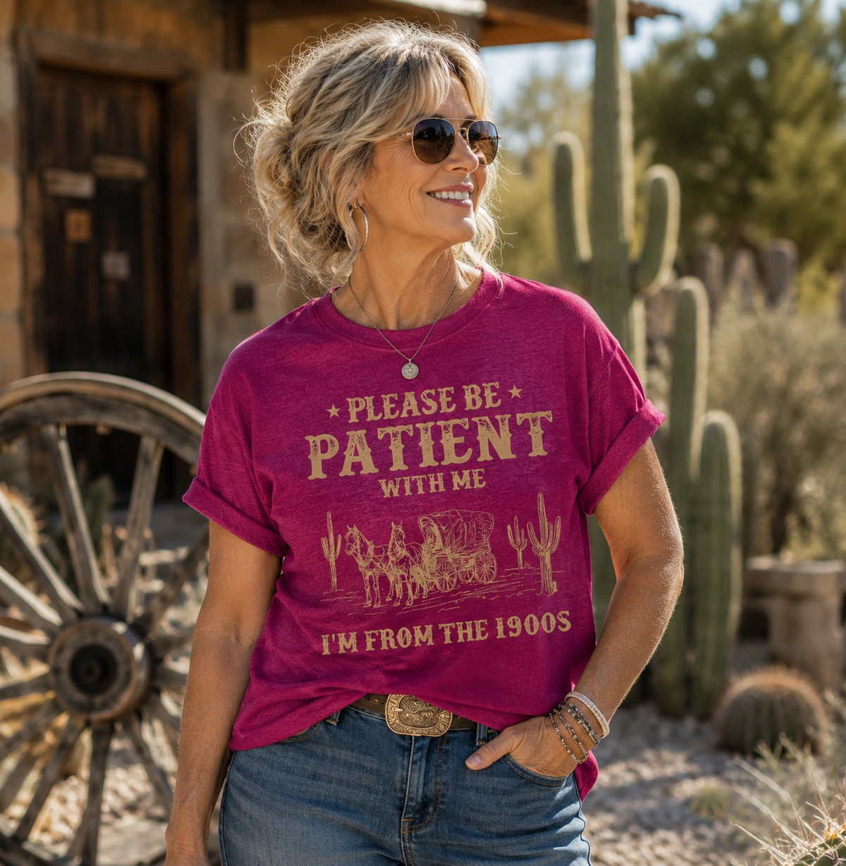 Gifted Garment Please Be Patient... 1900s T-Shirt
