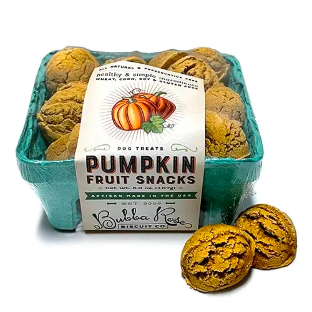 Bubba Rose All Natural Fruit Snacks for Dogs-Pumpkin
