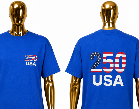 Gifted Garments Modern Block 250 USA, Royal Blue