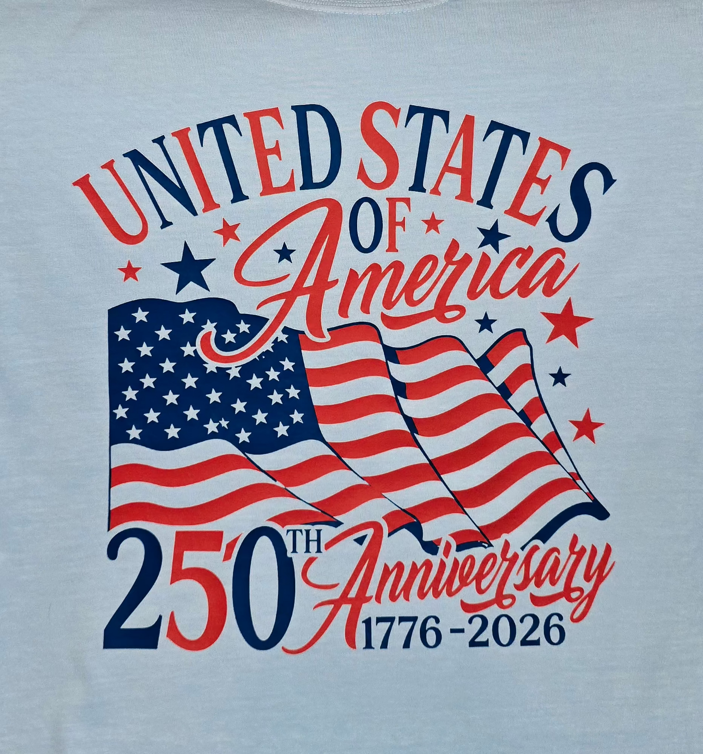 GG USA 250th Commemorative Shirt Light Blue