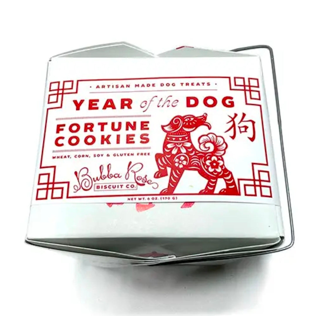 Bubba Rose Dog Treats Fortune Cookie Box of 12