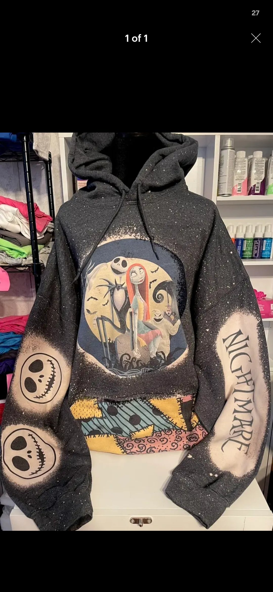 Bleached Nightmare Hoodie