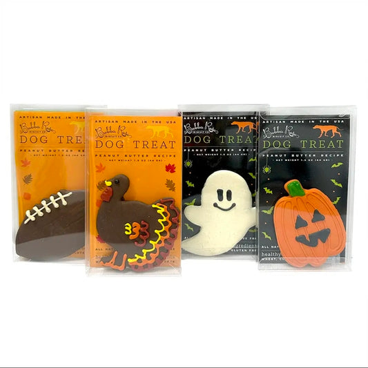 Bubba Rose Dog Treats Fall Themed Individually Wrapped.