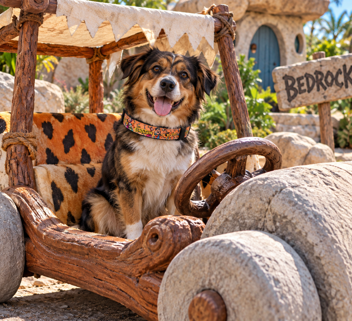Delightfully Bedrock Inspired Dog & Human Accessories