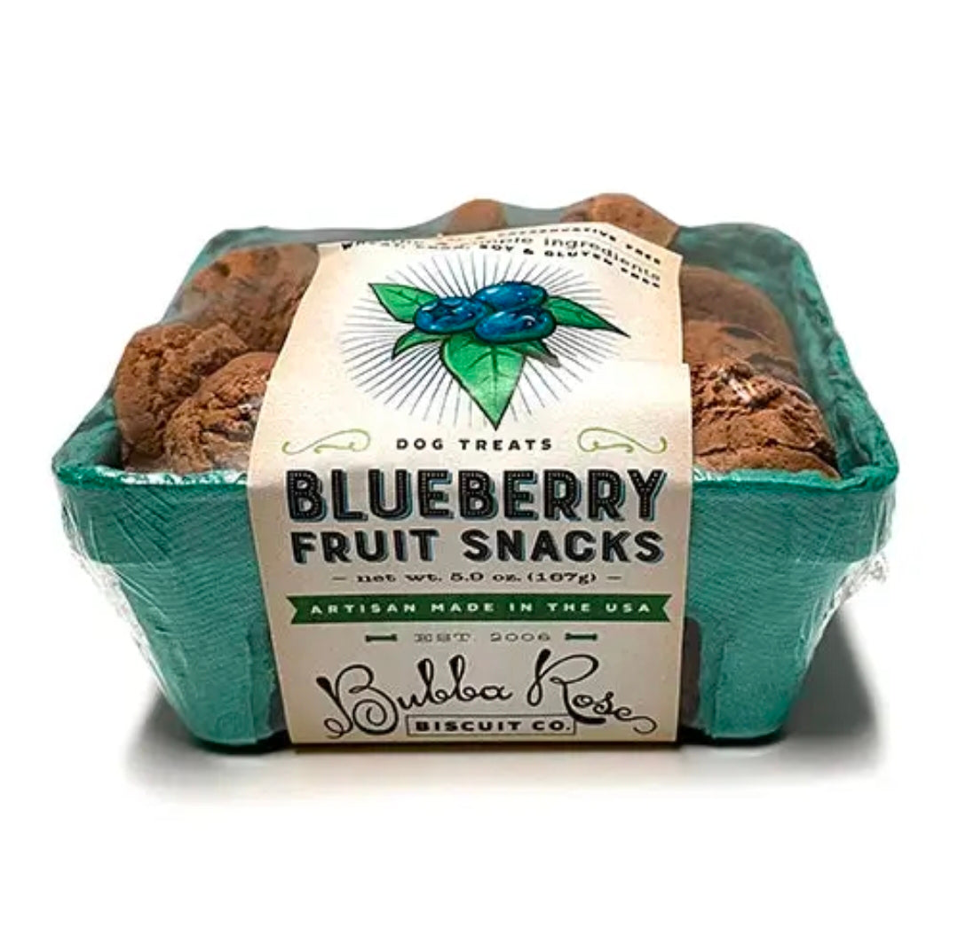 Bubba Rose All Natural Fruit Snacks for Dogs-Blueberry