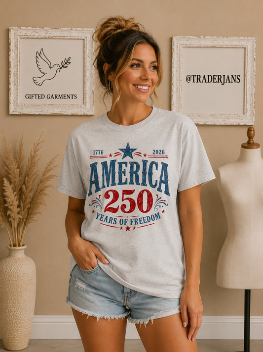Gifted Garments America 250 Boutique Style, Ivory