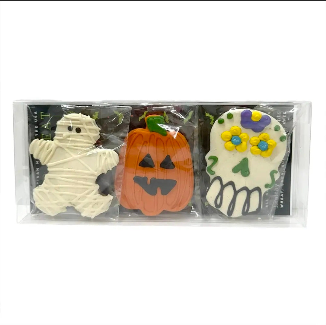 Bubba Rose Happy Halloween Dog Treat Pack of 3.