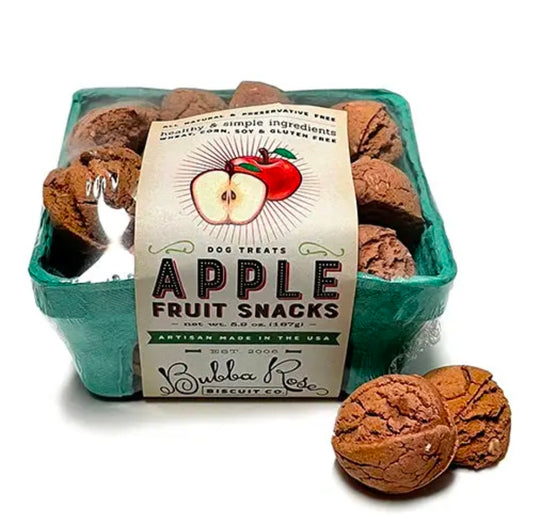 Bubba Rose All Natural Fruit Snacks for Dogs-Apple