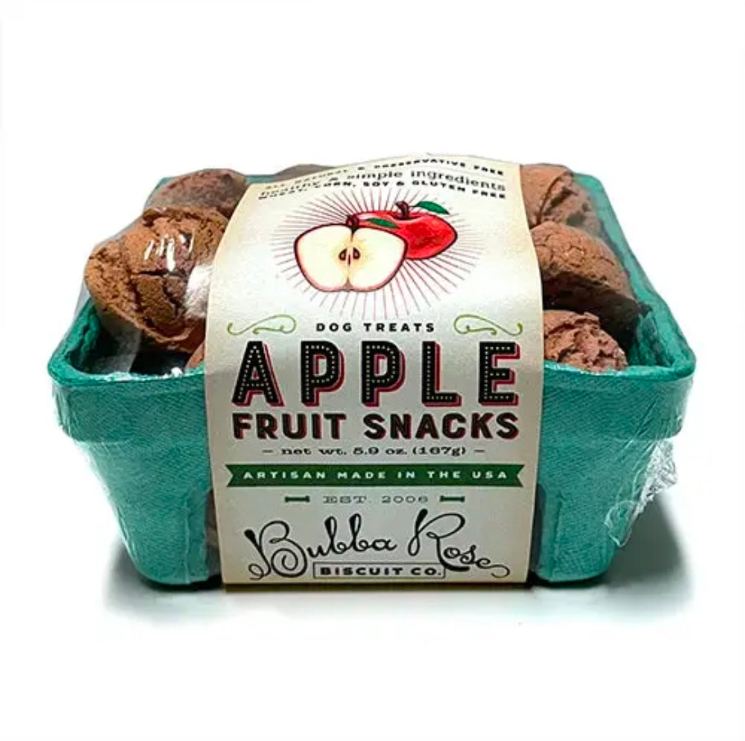 Bubba Rose All Natural Fruit Snacks for Dogs-Apple